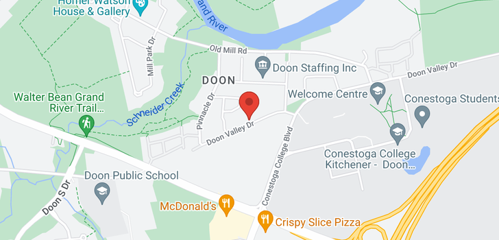 map of 114 DOON VALLEY Drive